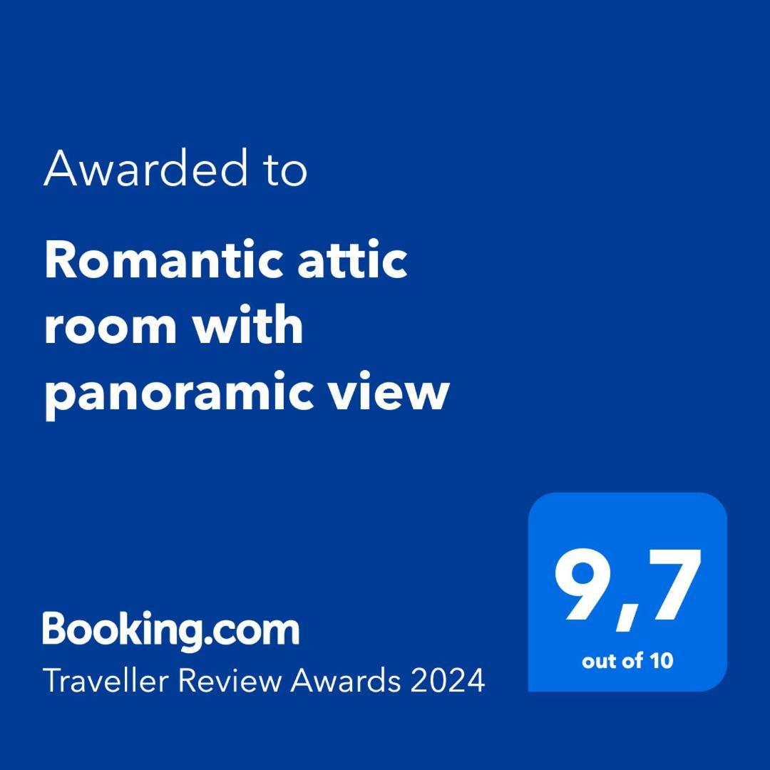 Romantic Attic Room With Panoramic View Bologna Exterior foto